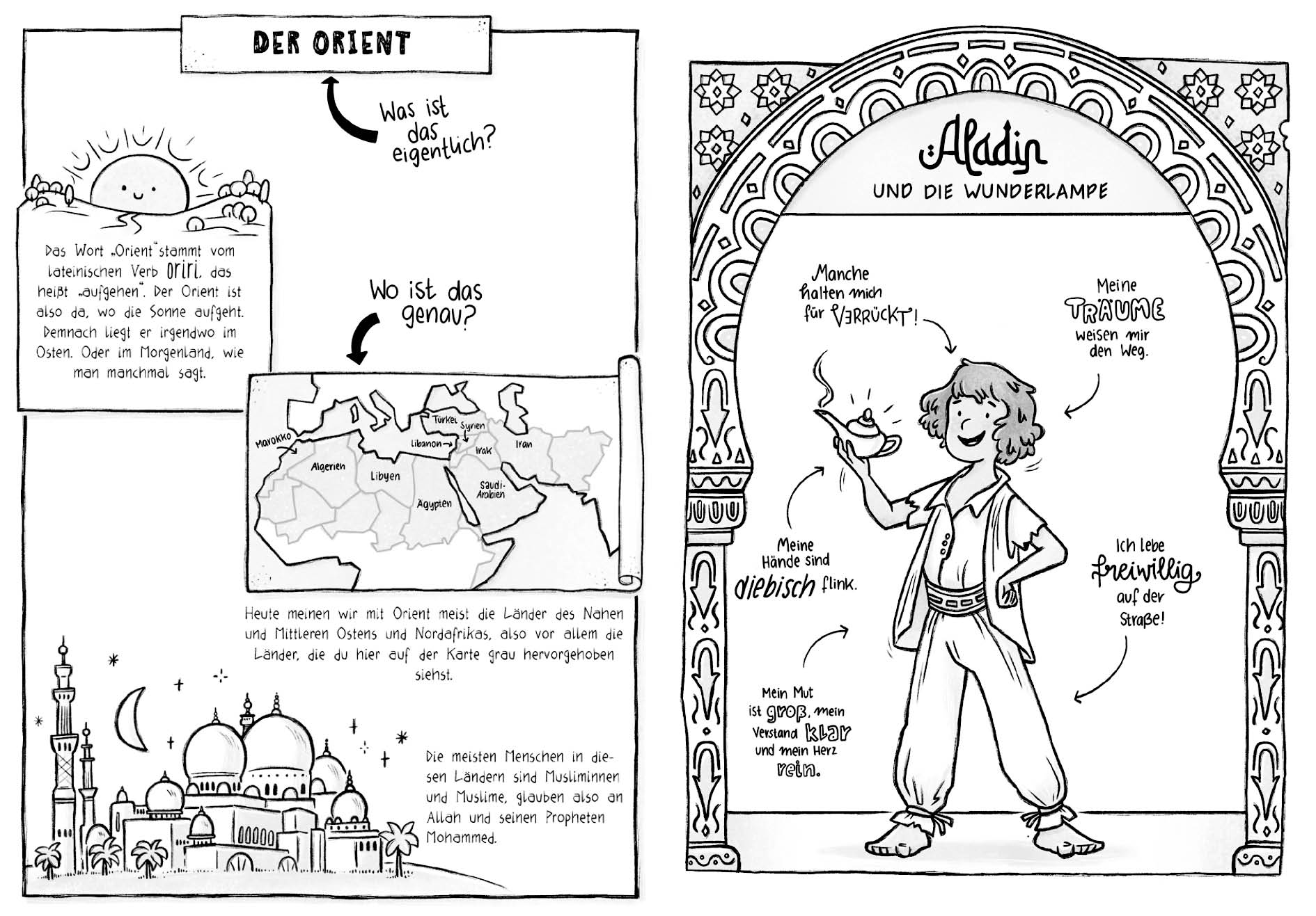 Cover des Buches Ich, Aladin, und die Helden aus 1001 Nacht  von Frank Schwieger