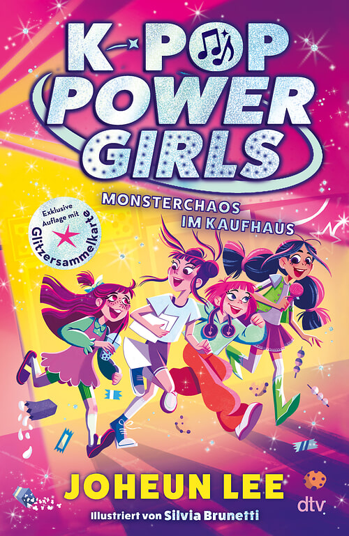 Cover des Buches K-Pop Power Girls – Monsterchaos im Kaufhaus von Joheun Lee