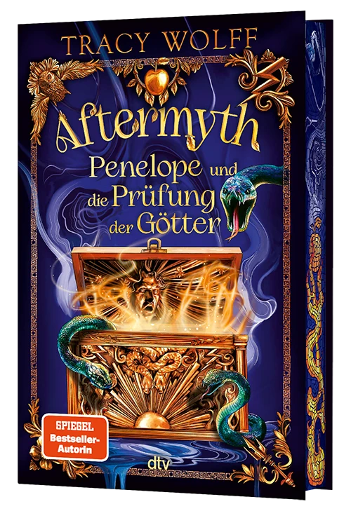 3D-Cover des Buches Aftermyth – Penelope und die Prüfung der Götter von Tracy Wolff (ab 12 Jahren)