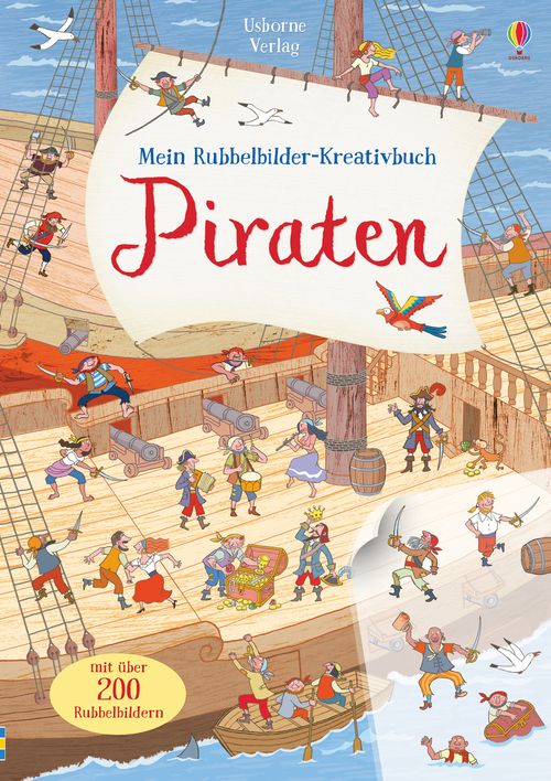 Cover des Buches Mein Rubbelbilder-Kreativbuch: Piraten von 