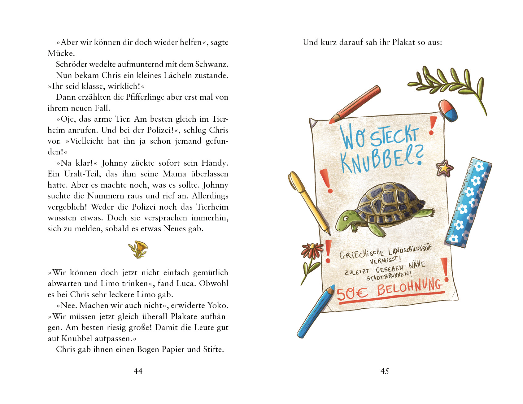 Die wilden Pfifferlinge – Schildkrötenalarm