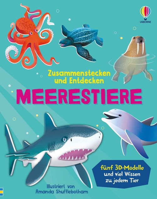 Cover des Buches Zusammenstecken und Entdecken: Meerestiere von  Cover des Buches Zusammenstecken und Entdecken: Meerestiere von