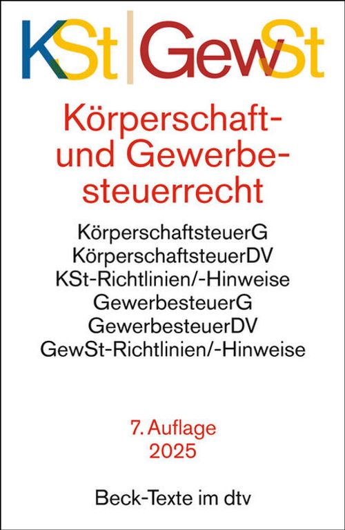 Cover des Buches Körperschaftsteuerrecht / Gewerbesteuerrecht von 