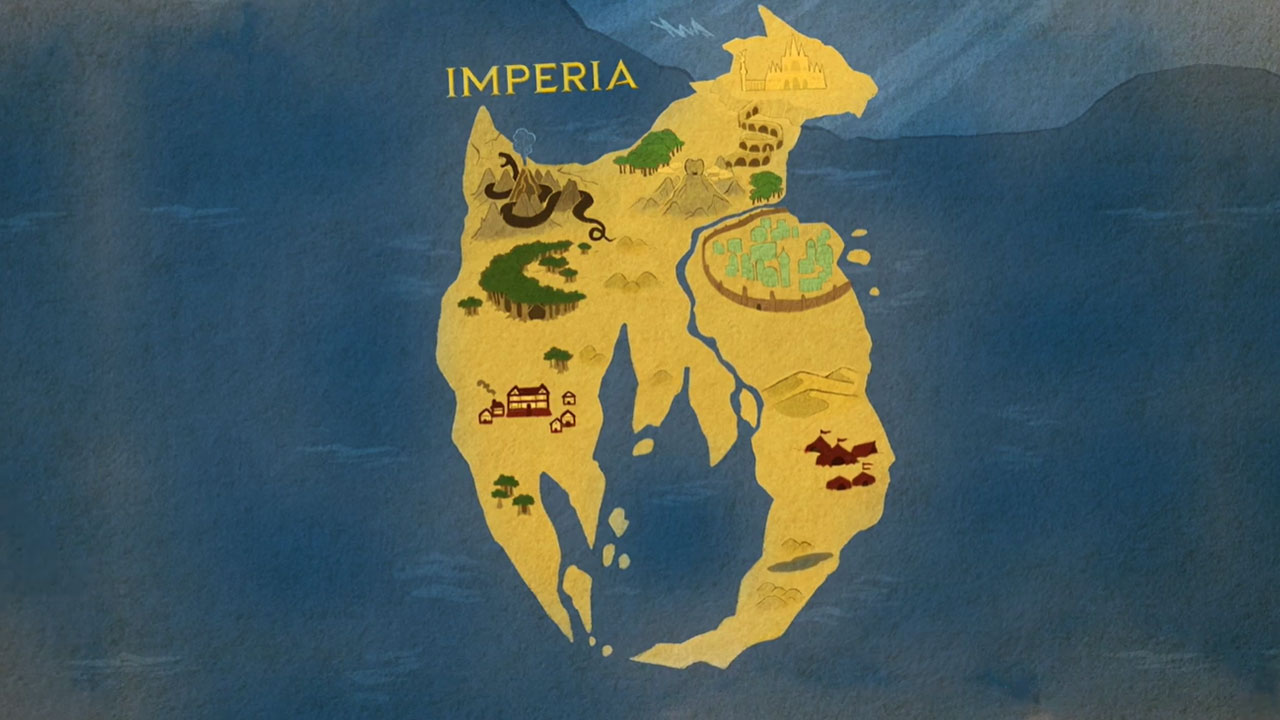 Startbild des Trailers zur Buchreihe Dragon World