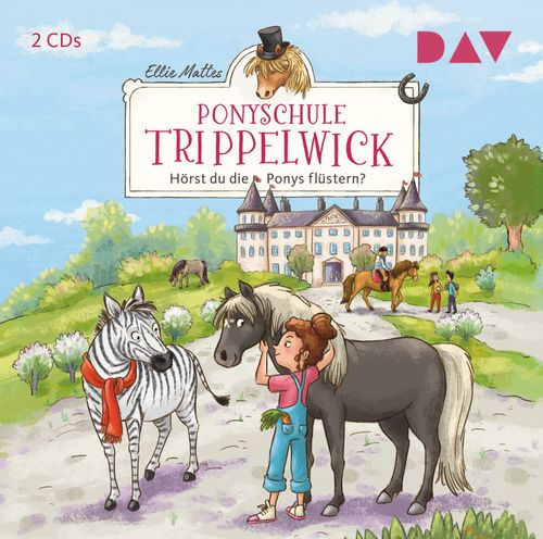 Cover des Buches Ponyschule Trippelwick – Teil 1: Hörst du die Ponys flüstern? von 