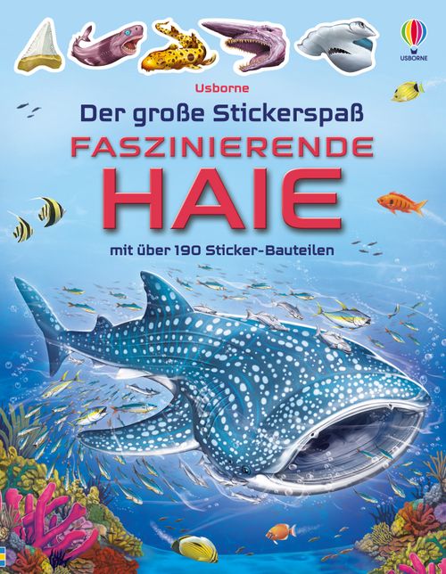 Cover des Buches Der große Stickerspaß: Faszinierende Haie von 
