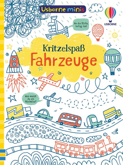 Cover des Buches Usborne Minis: Kritzelspaß Fahrzeuge von 