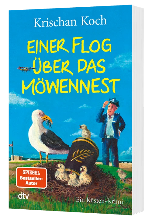 3D-Cover des Buches Einer flog über das Möwennest von Krischan Koch