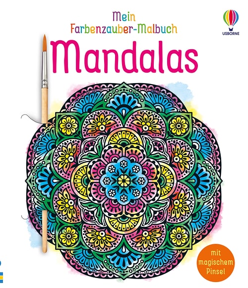Cover des Buches Mein Farbenzauber-Malbuch: Mandalas von Abigail Wheatley