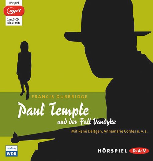 Cover des Buches Paul Temple und der Fall Vandyke von 