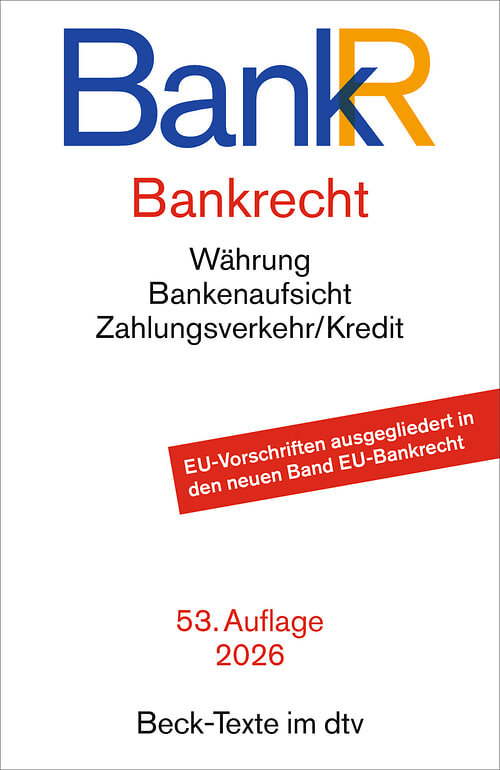 Cover des Buches Bankrecht von 