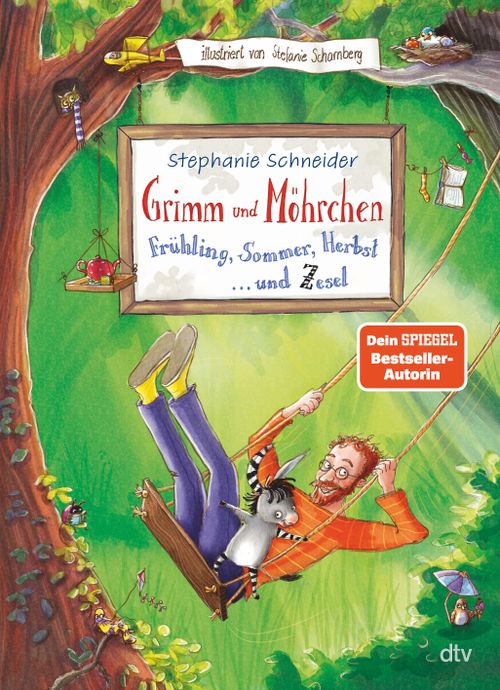 Cover des Buches Grimm und Möhrchen – Frühling, Sommer, Herbst und Zesel von Stephanie Schneider