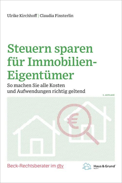 Cover des Buches Steuern sparen für Immobilien-Eigentümer von Claudia Finsterlin, Dr. Ulrike Kirchhoff
