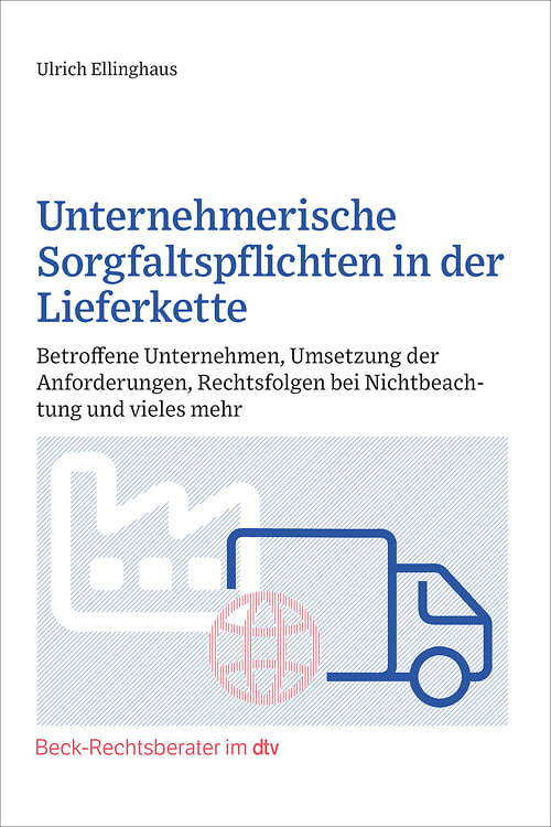 Cover des Buches Unternehmerische Sorgfaltspflichten in der Lieferkette von Ulrich Ellinghaus