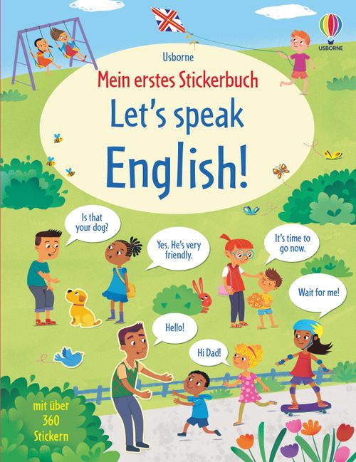 Cover des Buches Mein erstes Stickerbuch: Let's speak English! von 
