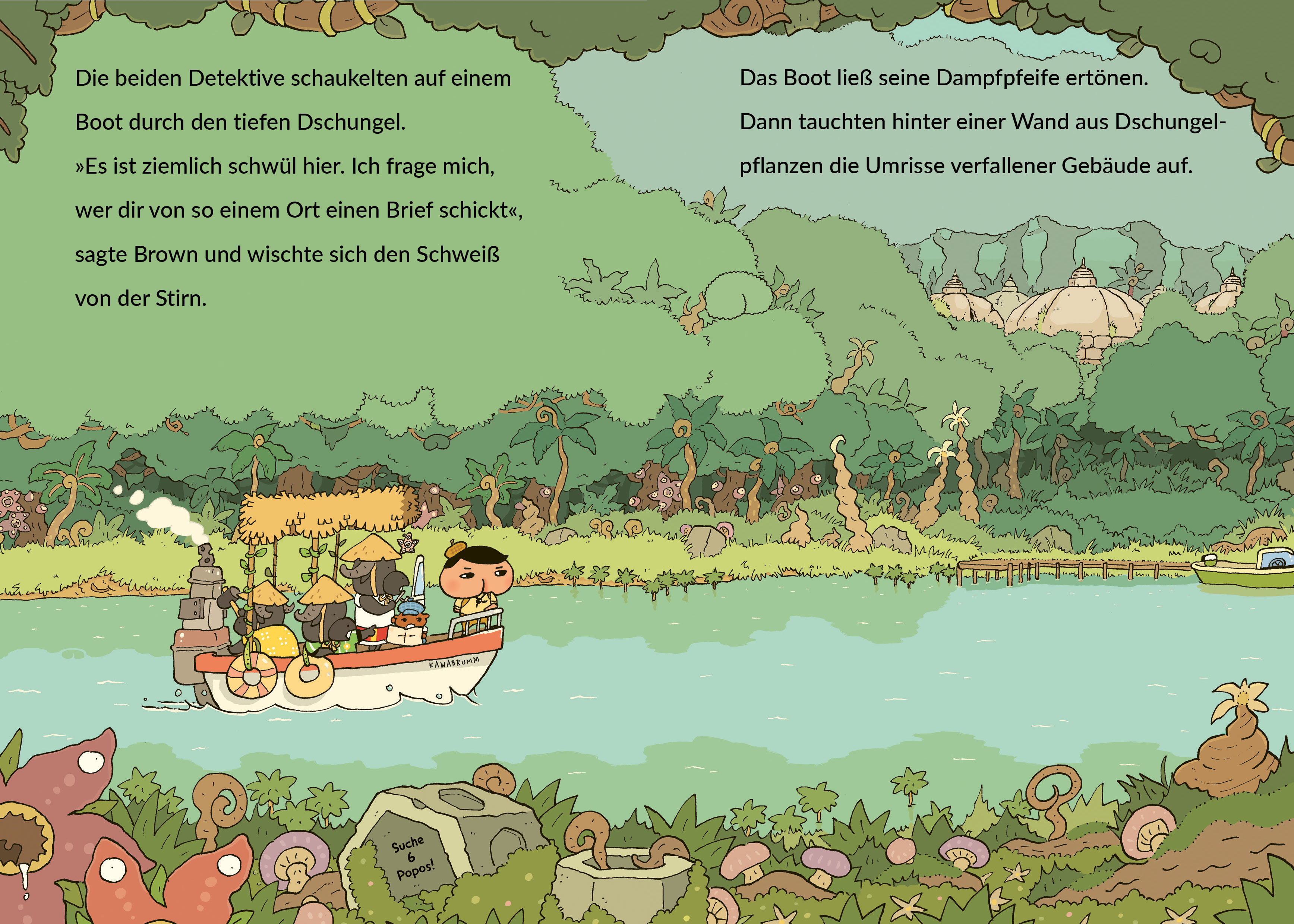 Cover des Buches Detektiv Parzival Po (5) - Das Rätsel der Tempelruine von  Troll