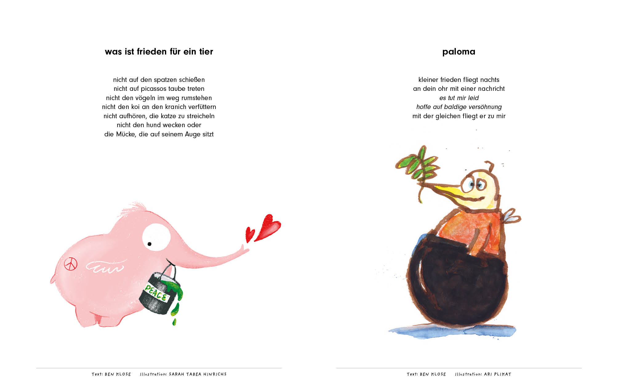 Cover des Buches Das Friedenstier – Mit Stift und Flügeln für den Frieden von Merle Goll