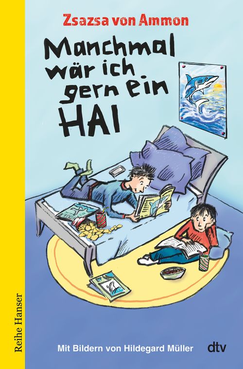 Cover des Buches Manchmal wär ich gern ein Hai von 