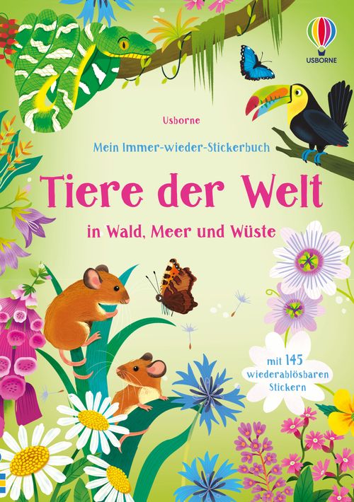 Cover des Buches Mein Immer-wieder-Stickerbuch: Tiere der Welt von 