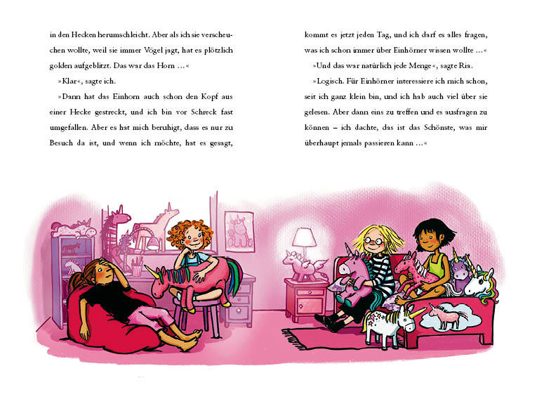 Super-Wilma – Das Einhorn in Emilias Garten