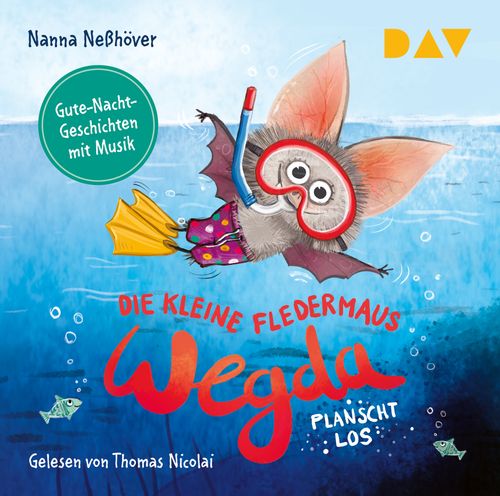 Cover des Buches Die kleine Fledermaus Wegda – Teil 2: Wegda planscht los von 