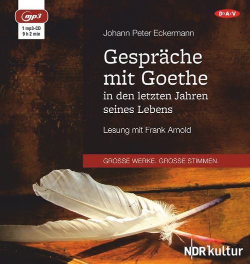 Cover des Buches Gespräche mit Goethe in den letzten Jahren seines Lebens von 