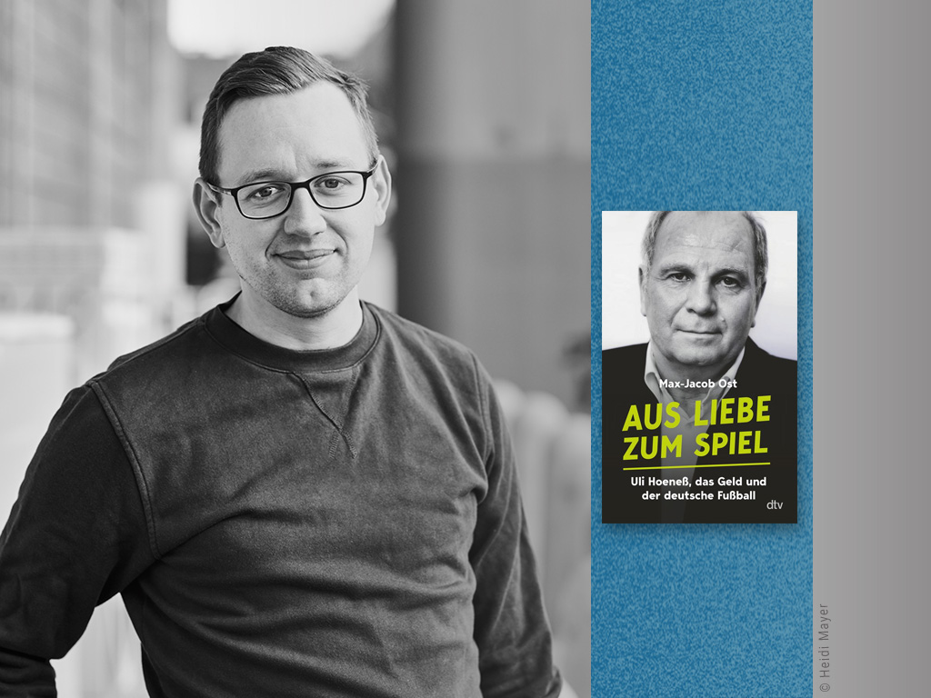  Foto des Autors Max-Jacob Ost und Buch Aus Liebe zum Spiel.