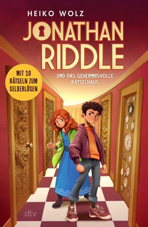 Cover des Buches Jonathan Riddle und das geheimnisvolle Rätselhaus von Heiko Wolz