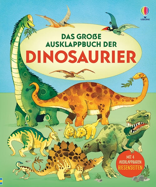 Cover des Buches Das große Ausklappbuch der Dinosaurier von 