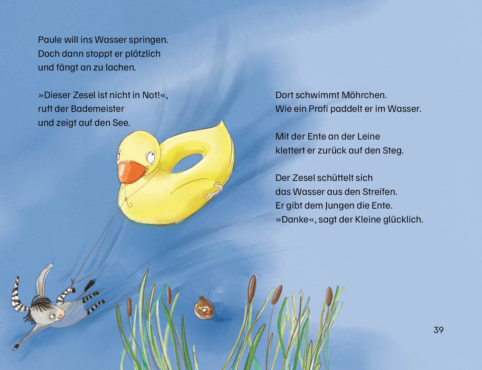 Cover des Buches Grimm und Möhrchen machen das Seepferdchen von Stephanie Schneider