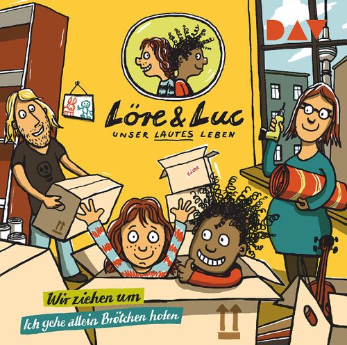 Cover des Buches Löre & Luc – Unser lautes Leben (1). Folge 1: Wir ziehen um / Folge 2: Ich gehe allein Brötchen holen von 