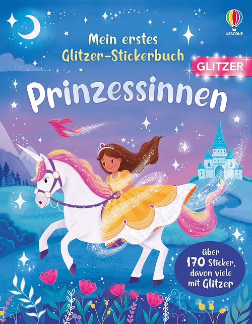 Cover des Buches Mein erstes Glitzer-Stickerbuch: Prinzessinnen von Kristie Pickersgill