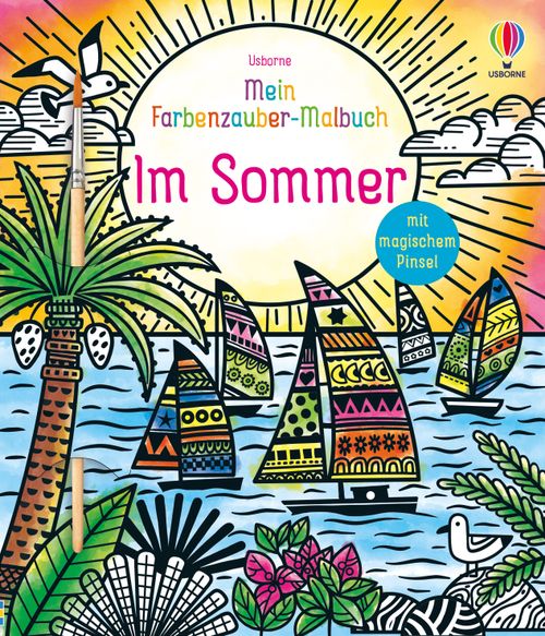 Cover des Buches Mein Farbenzauber-Malbuch: Im Sommer von 