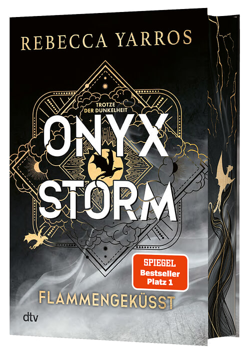 Cover des Buches Onyx Storm – Flammengeküsst von Rebecca  Yarros