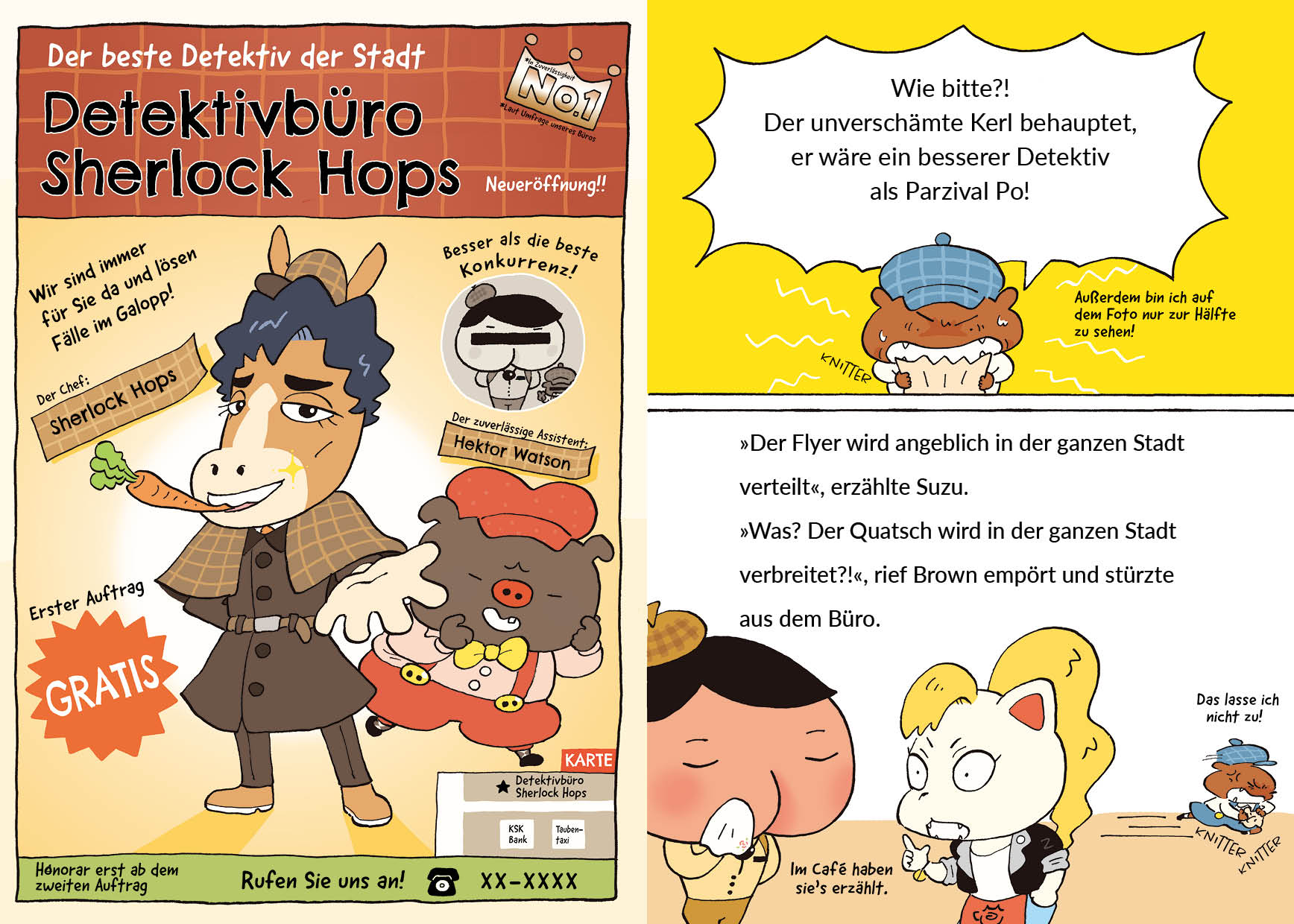 Cover des Buches Detektiv Parzival Po (6) – Detektivbüro in Gefahr von  Troll