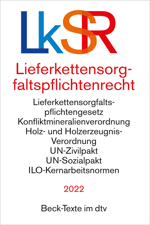 Cover des Buches Lieferkettensorgfaltspflichtenrecht von