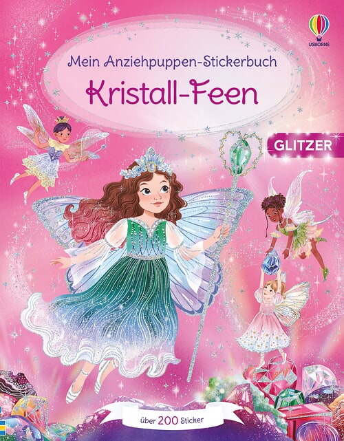 Cover des Buches Mein Anziehpuppen-Stickerbuch: Kristall-Feen von 