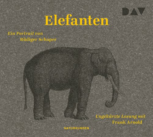 Cover des Buches Elefanten. Ein Portrait von 