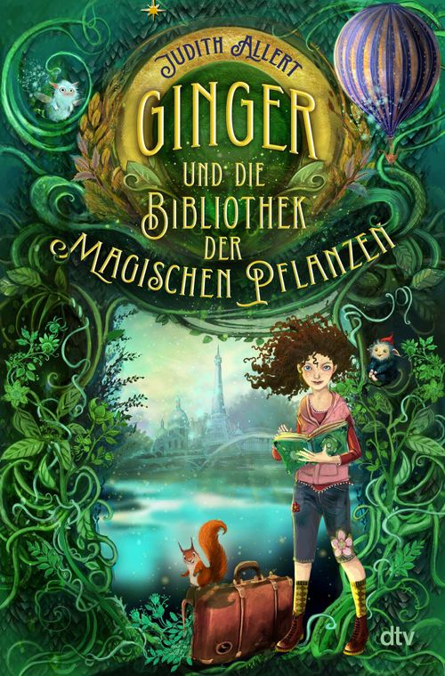 Cover des Buches Ginger und die Bibliothek der magischen Pflanzen von Judith Allert