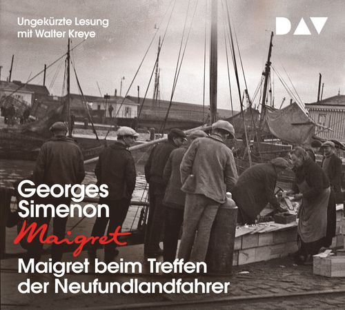 Cover des Buches Maigret beim Treffen der Neufundlandfahrer von 