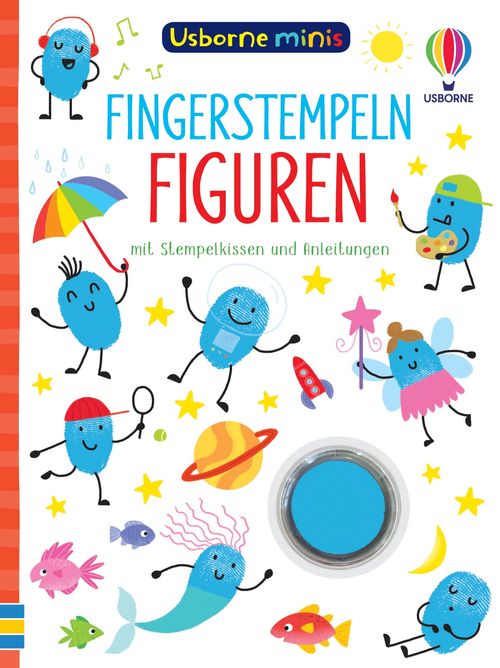 Cover des Buches Usborne Minis: Fingerstempeln Figuren von 