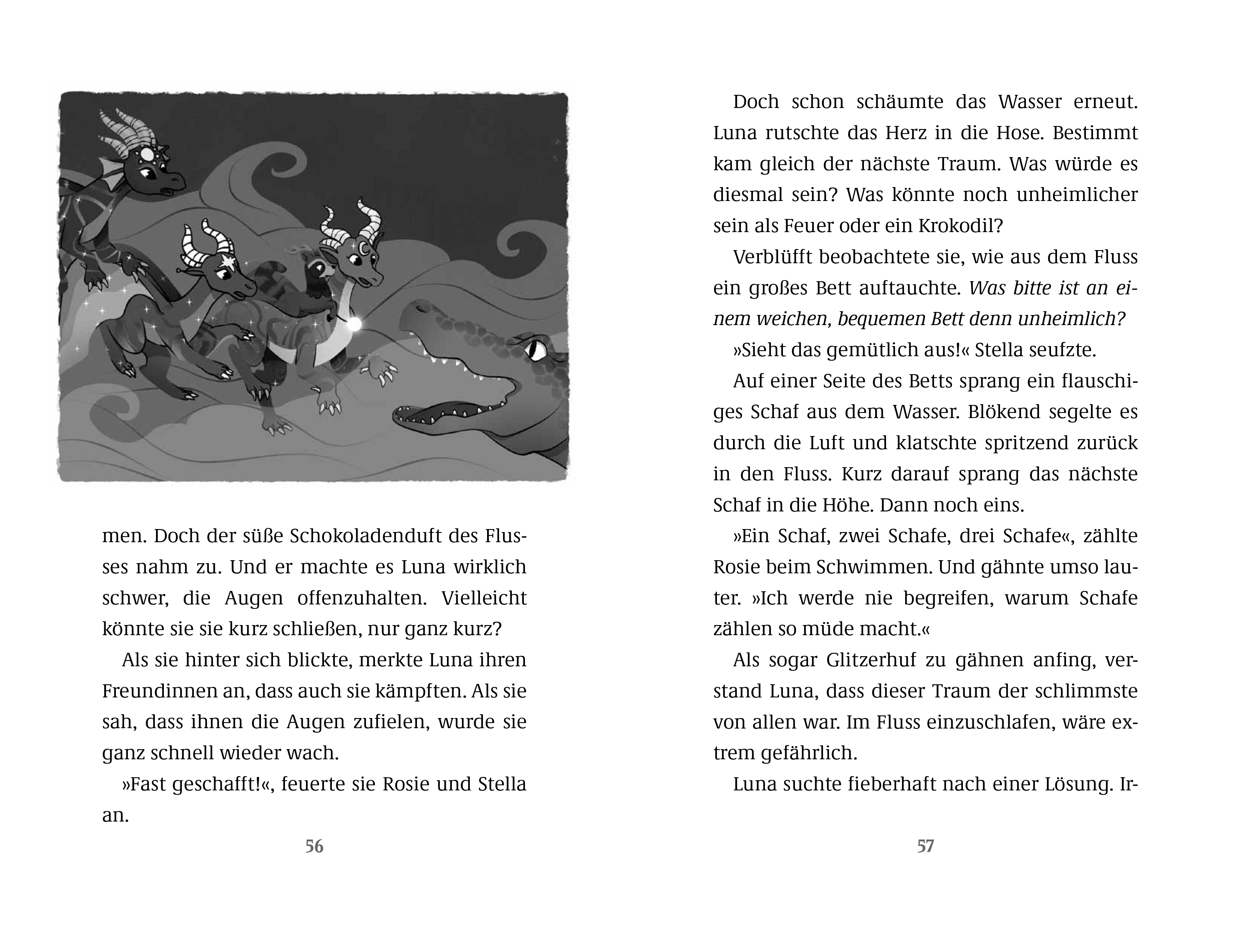 Cover des Buches Dragon Girls – Luna, der Monddrache von Maddy Mara Cover des Buches Dragon Girls – Luna, der Monddrache von Maddy Mara