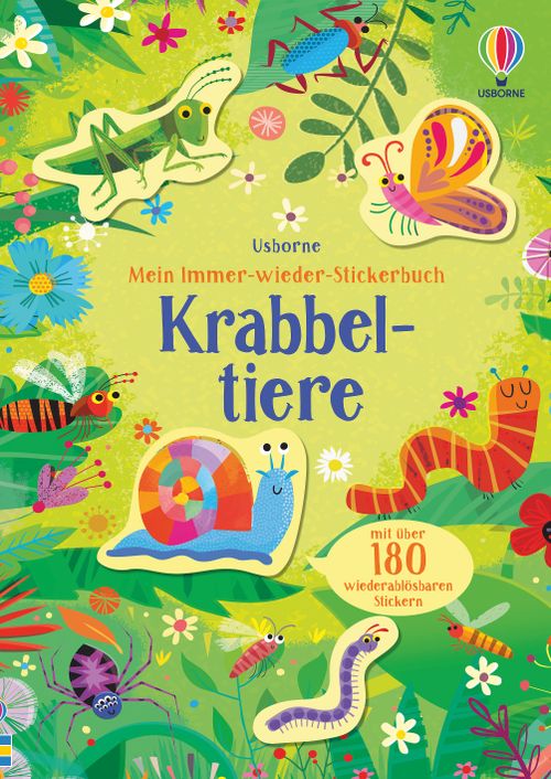 Cover des Buches Mein Immer-wieder-Stickerbuch: Krabbeltiere von 