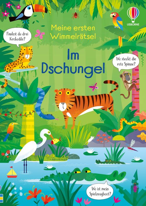 Cover des Buches Meine ersten Wimmelrätsel: Im Dschungel von  Cover des Buches Meine ersten Wimmelrätsel: Im Dschungel von
