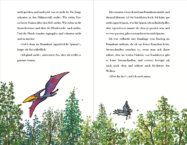 Super-Wilma – Der Saurier in Aris und Karis Baumhaus