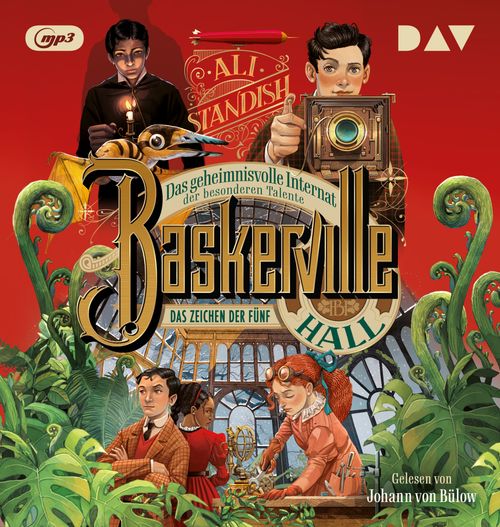Cover des Buches Baskerville Hall – Das geheimnisvolle Internat der besonderen Talente. Teil 2: Das Zeichen der Fünf von 