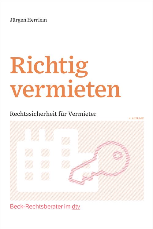 Cover des Buches Richtig vermieten von Jürgen Herrlein