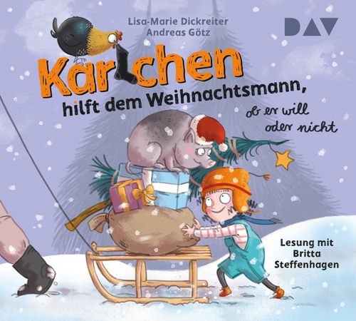 Cover des Buches Karlchen hilft dem Weihnachtsmann, ob er will oder nicht von 