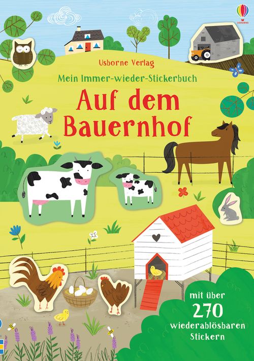Cover des Buches Mein Immer-wieder-Stickerbuch: Auf dem Bauernhof von 