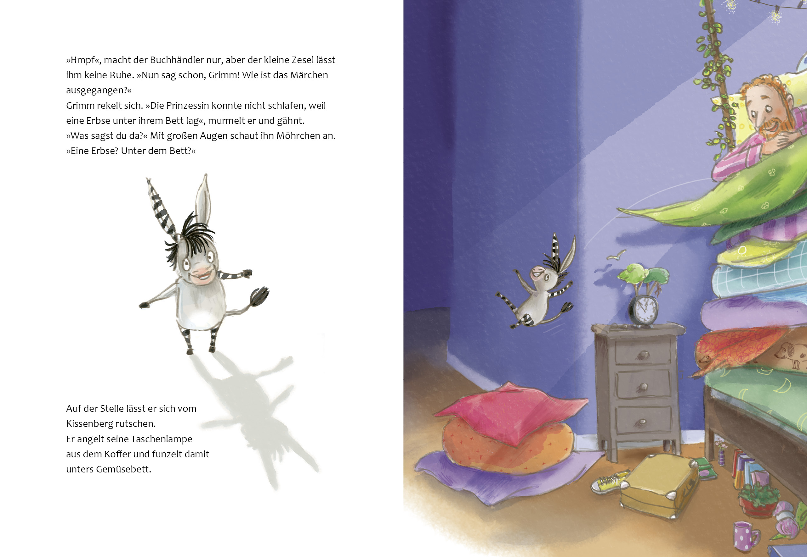 Cover des Buches Grimm und Möhrchen – Ein Möhrchen im Gemüsebett von Stephanie Schneider